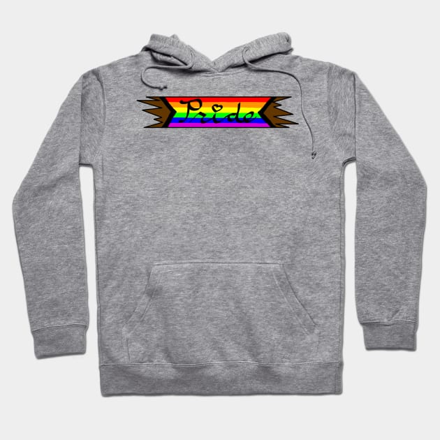 POC LGBTQ+ Pride Hoodie by HuskyWerewolf